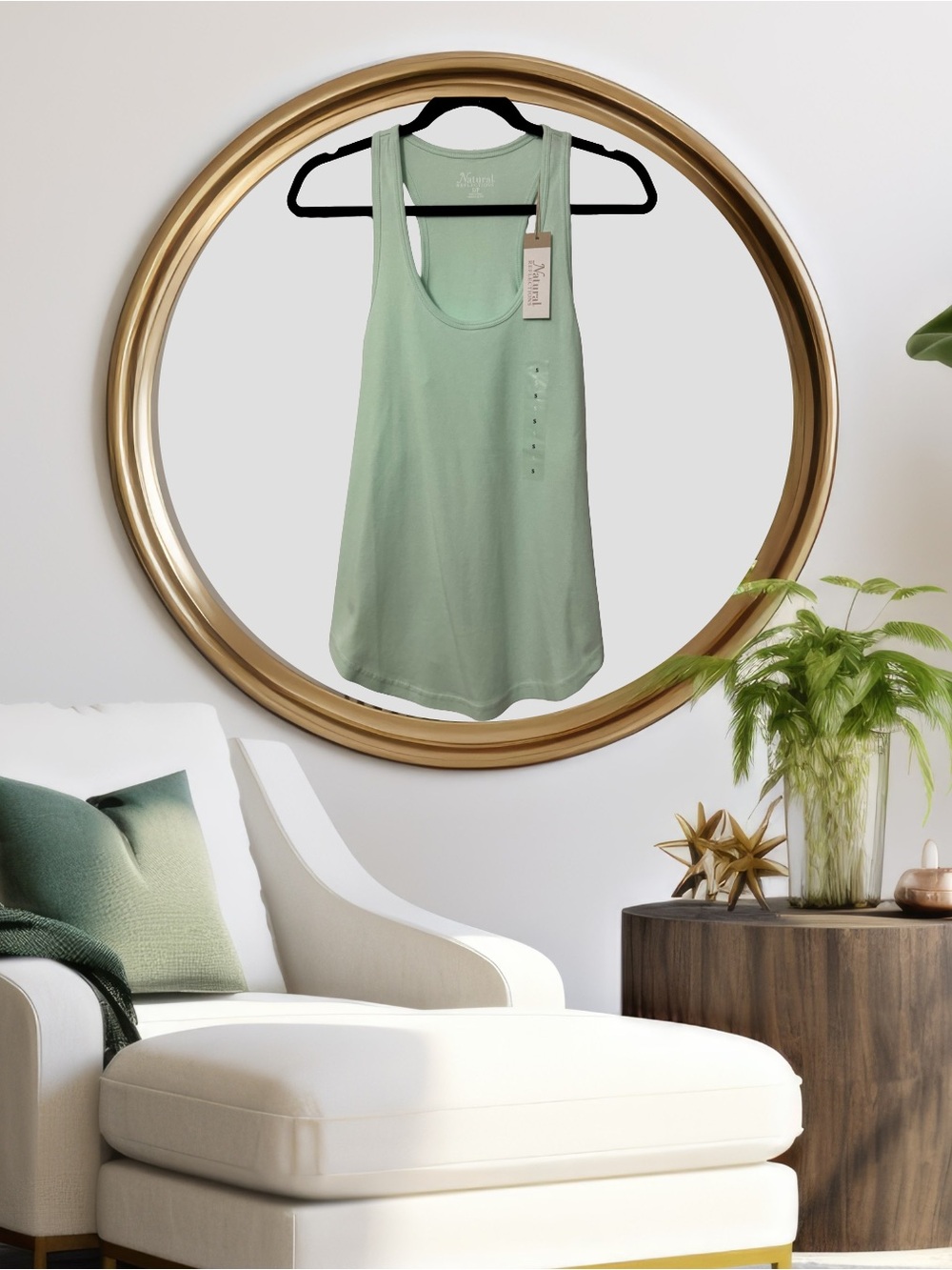 BOGO! Light Green Flowy Racerback Tank